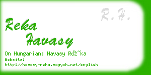 reka havasy business card